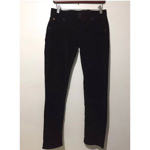 Hudson Signature Black Corduroy Jeans